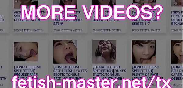 trendsJapanese Asian Tongue Spit Face Nose Licking Sucking Kissing Handjob Fetish - More at fetish-master.net